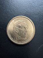 US Dollar Muenze John Tyler 1841-1845, Top Zustand!