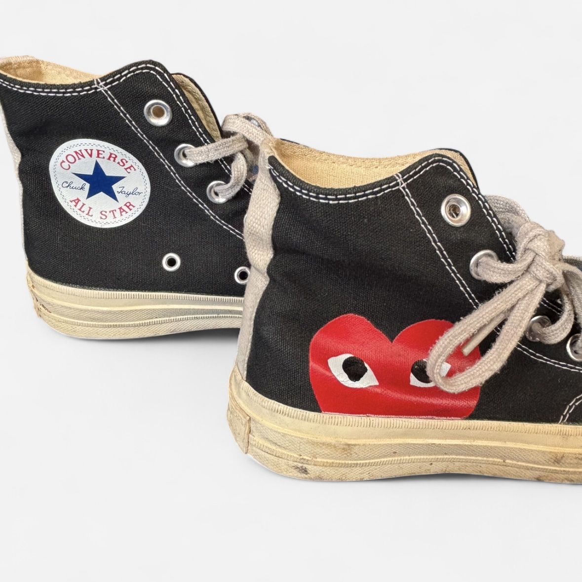 Converse Scarpe da uomo: Schwarze Converse Comme des garçons – Usato da Lausen venduto da sineri 3
