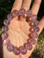 klarem Lavendel-Amethyst Armband– Hochwertiges 12mm