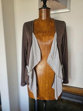 Sublime veste TARA VAO Lagenlook avec lin, t. S, NP élevé