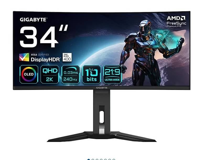 Monitor: Gigabyte MO34WQC2 EK – Usato da Arch venduto da Alino