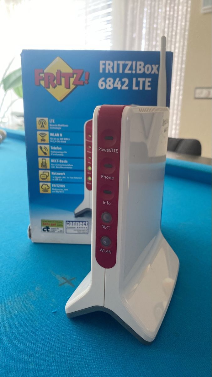 Fritz Modems & Router: FRITZ!Box 6842 LTE Router neuwertig – Gebraucht aus Obergerlafingen von Kuse78