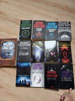 Lot de 13 livres de Maxime Chattam, divers thrillers