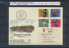 1990 Tag der Briefmarke, "Horgen", PJ - Frankatur
