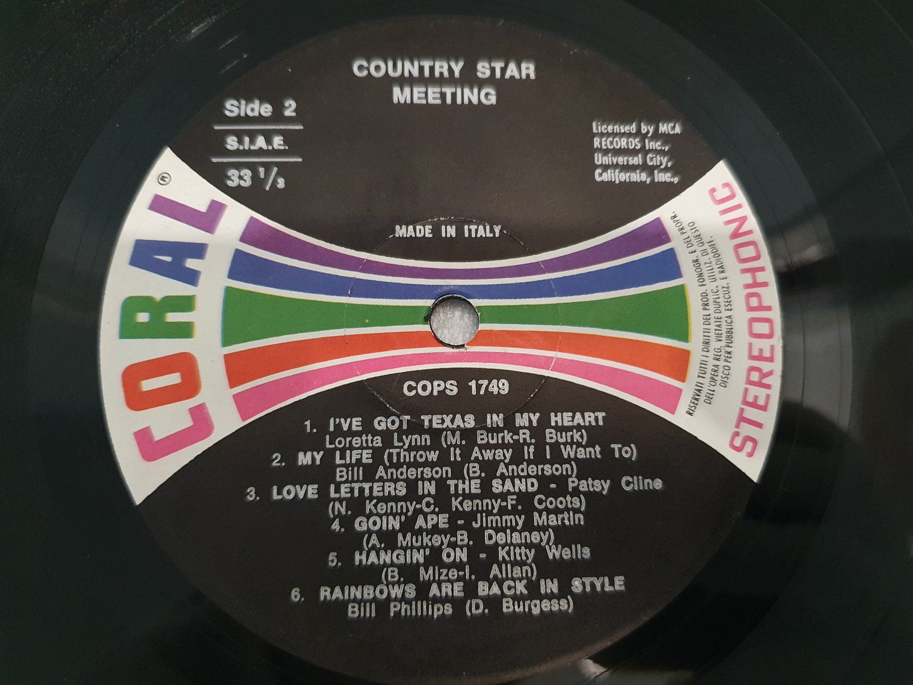 Dischi in vinile: Country Star Meeting – Usato da Uster venduto da Vinyl-Leidenschaft 7