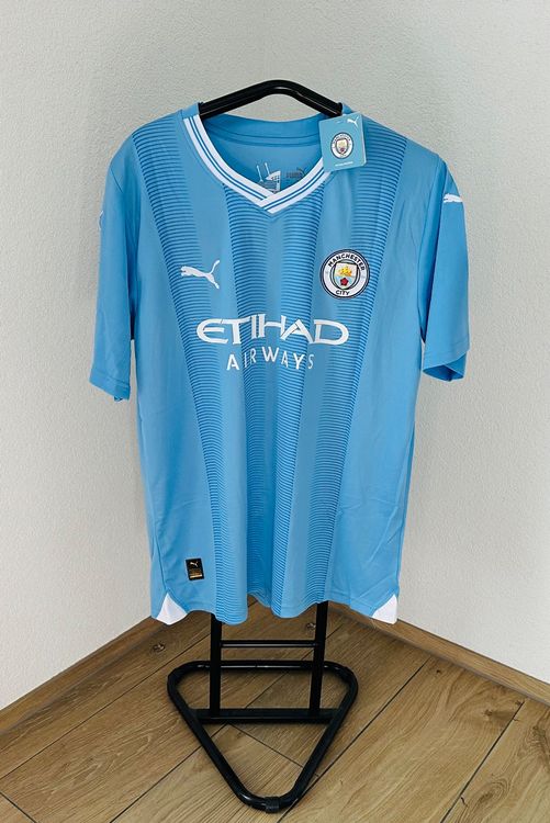 Maillot Domicile Manchester City 2023/24 - Haaland #9 - Taille L - Excellent état