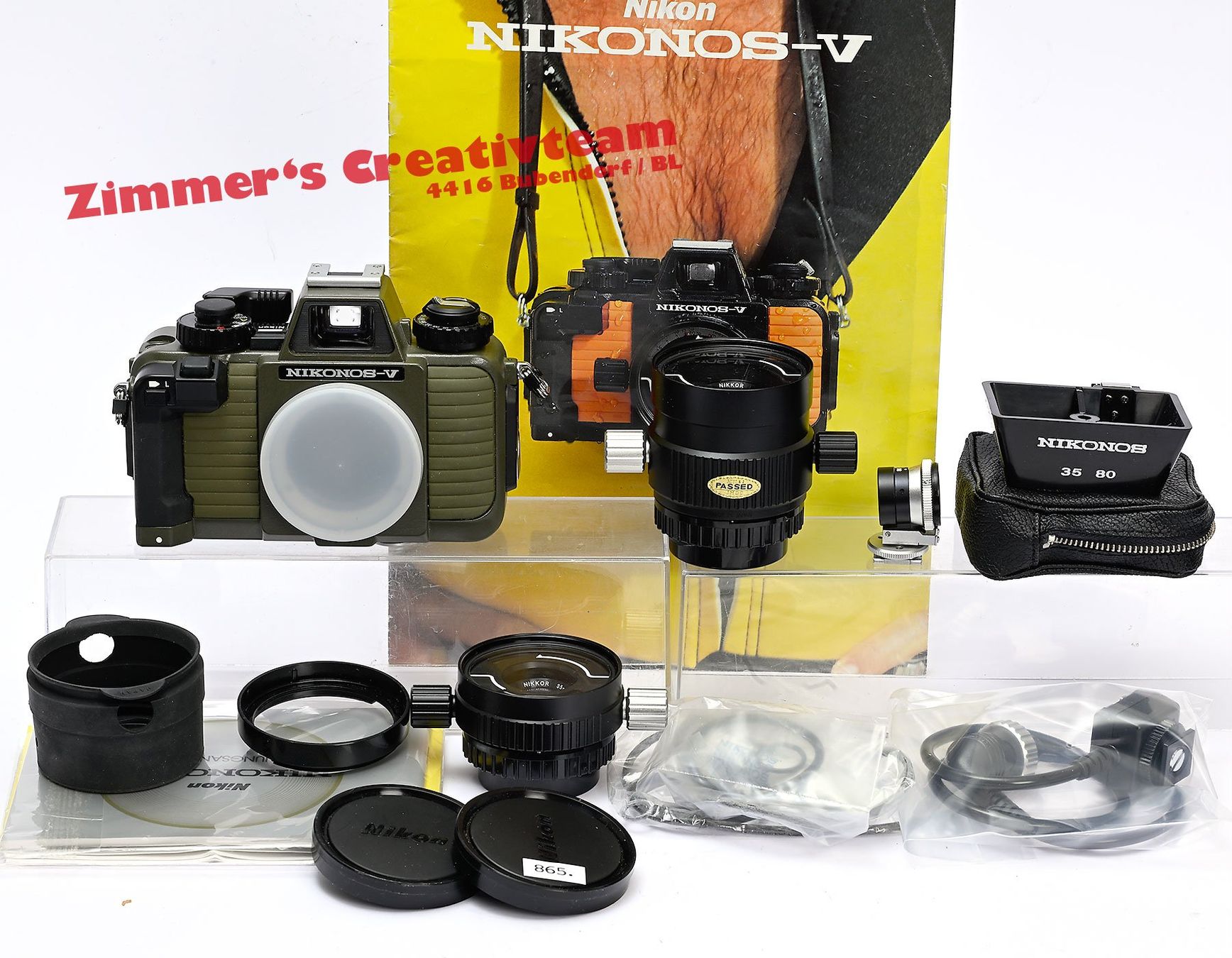 Nikon Fotocamera: NIKON NIKONOS-V, 2 Objektive + Zubehör – Usato da Bubendorf venduto da zimmers_creativteam 1