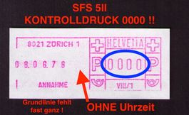 SFS 5ll_8021 Zürich 1_Gerät Vlll/1_ KONTROLLDRUCK !_8.6.78 !