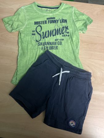 Sommer Outfit Shorts & T-Shirt Gr. 128