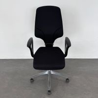 Giroflex G64 Bürodrehstuhl mit Armlehnen - Schwarz gemustert