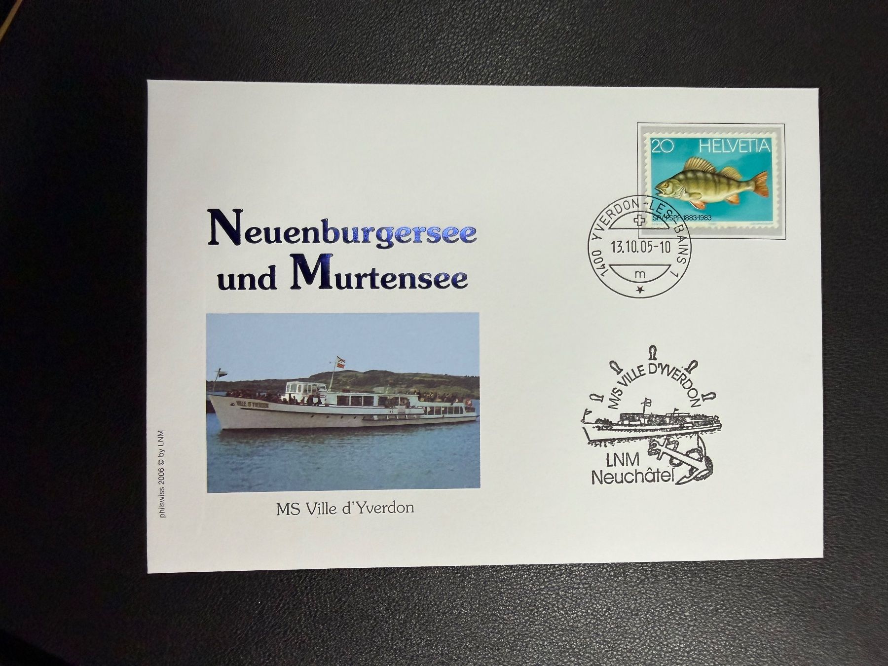 Tutti i francobolli: Schweizer Schiffspost MS Ville d'Yverdon 2005 – Usato da oberrüti venduto da jeanmei