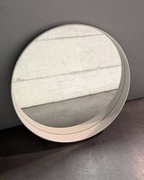 IKEA ROTSUND Spiegel weiss Ø 80 cm