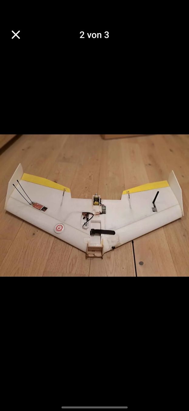 RC Modellbau: Happyflyers wipeout FPV Wing – Gebraucht aus Niedergampel von w4Rd3n87 1