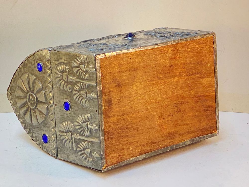 CLISPEED Vintage Schatztruhe Aus Holz Mit Schloss – Spardose & Aufbewahrung, 13,6 X 10 X 9 Cm