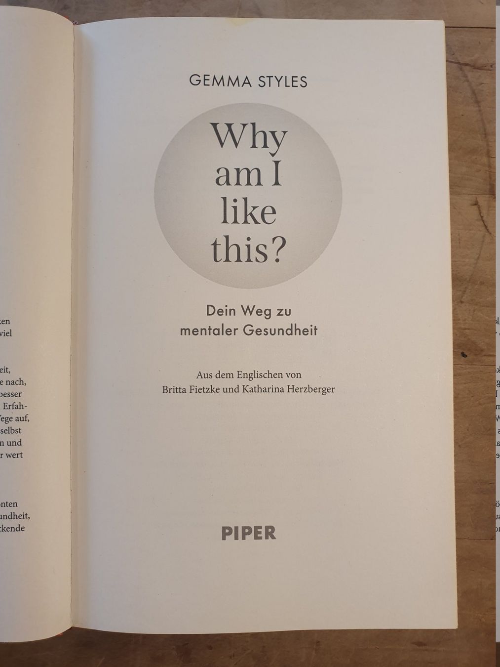 Libri: Why Am I Like This? Gemma Styles Piper – Usato da Zürich venduto da loosebone 1