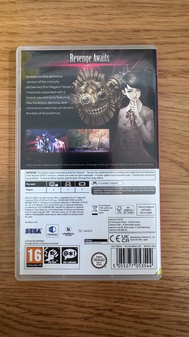 Giochi: Shin Megami Tensei V Vengeance – Usato da Wädenswil venduto da fabtastic 1