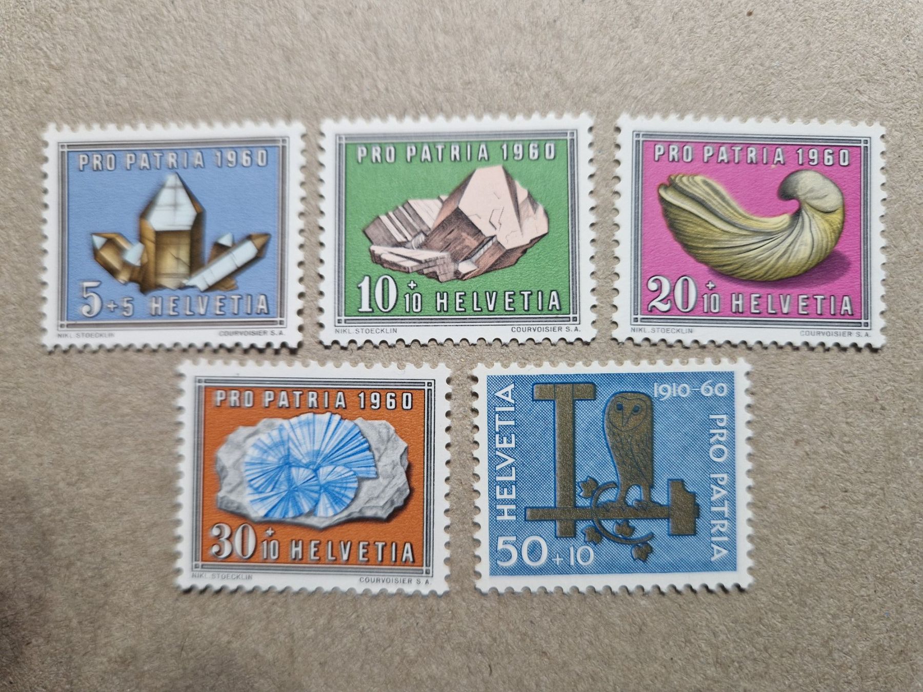 Tutti i francobolli: Pro Patria 1960 postfrisch ** – Usato da Bouveret venduto da hckoala