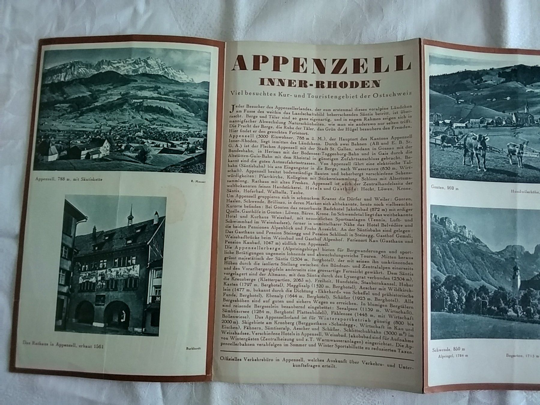 Bücher: Prospekt APPENZELL – Gebraucht aus Appenzell von lama19 1
