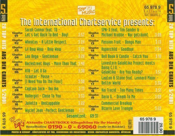 CD: 20 Tophits - CHART BOXX 5/2001   F17 – Usato da Sessa venduto da fraenklishop 1