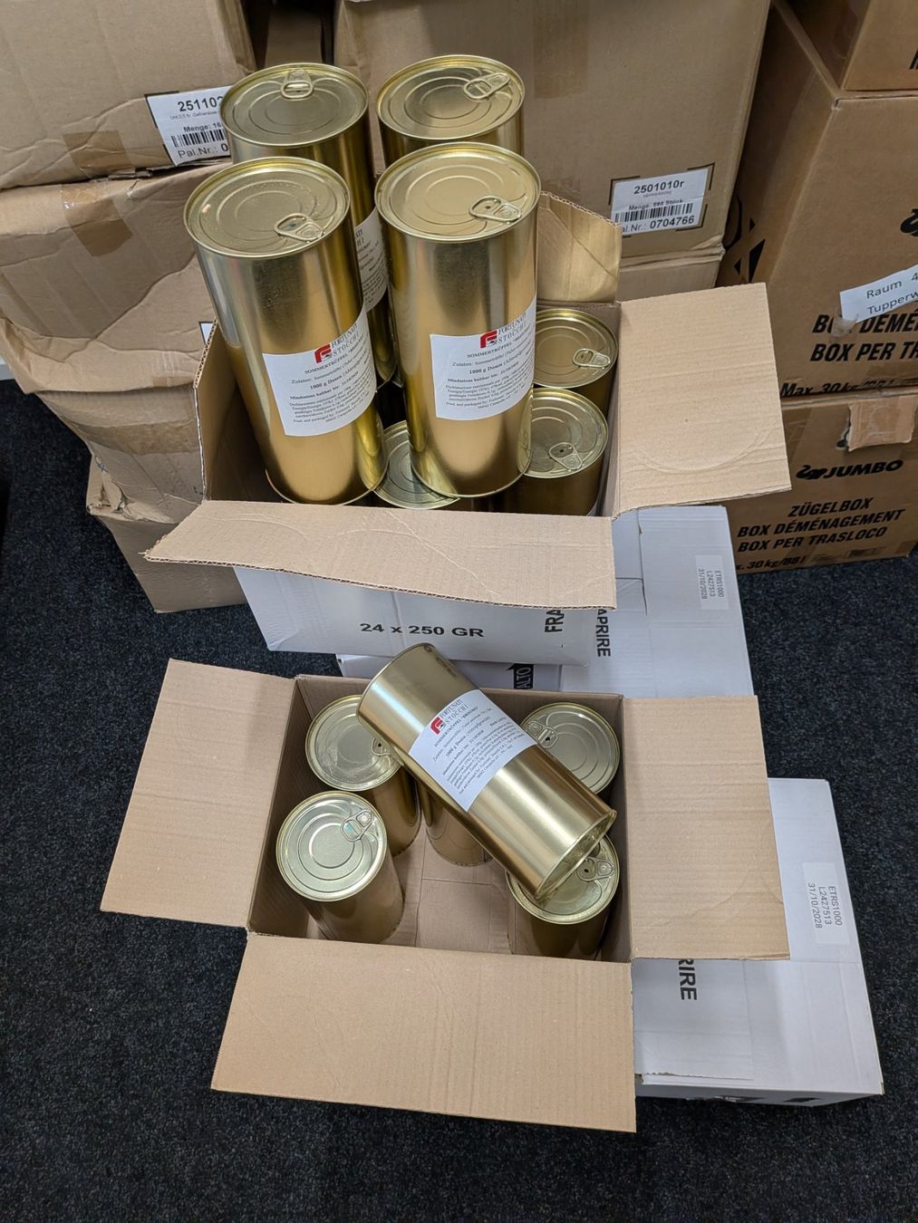 Cibi & Specialità: Trüffel "Brisures" Sommertrüffel 1000gr. Dose – Nuovo e nell'imballaggio originale da Zürich venduto da Sommertraum