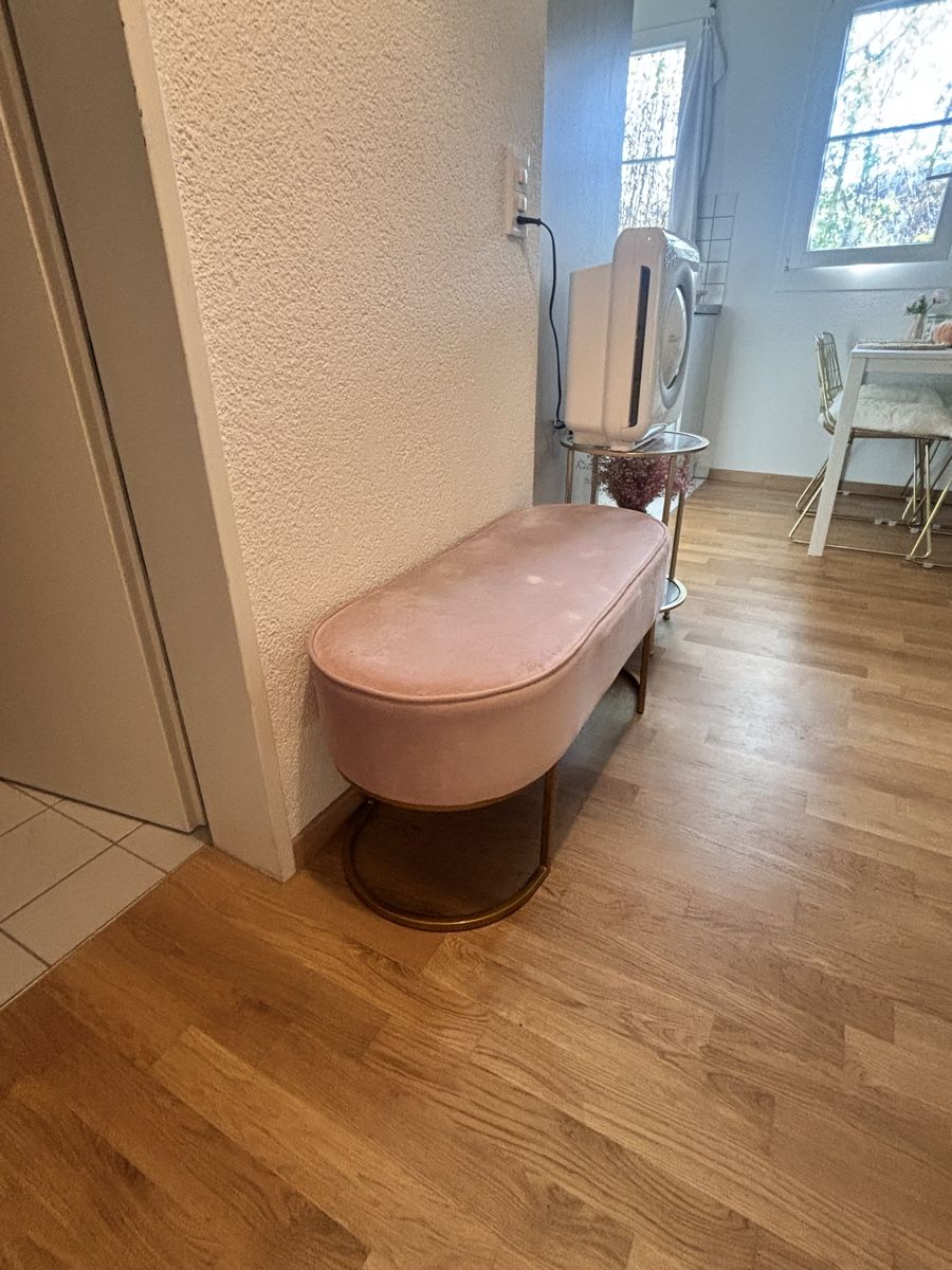 Hocker: Used Pink-Gold Ottoman  – Gebraucht aus Boll von stellabee 5