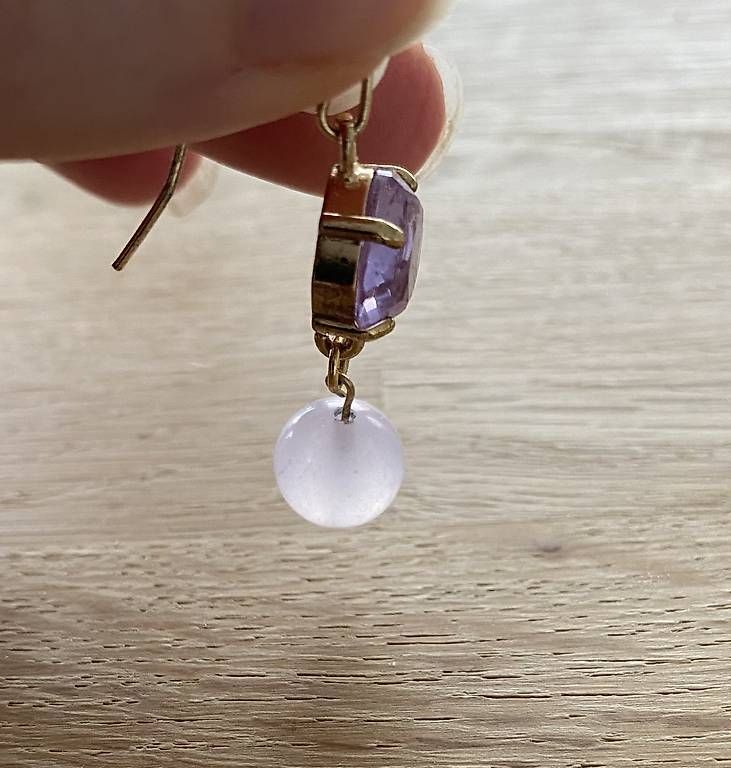 Orecchini pendenti & Orecchini a lobo: Ohrringe mit Amethyst – Usato da Wollerau venduto da luxury_82 2