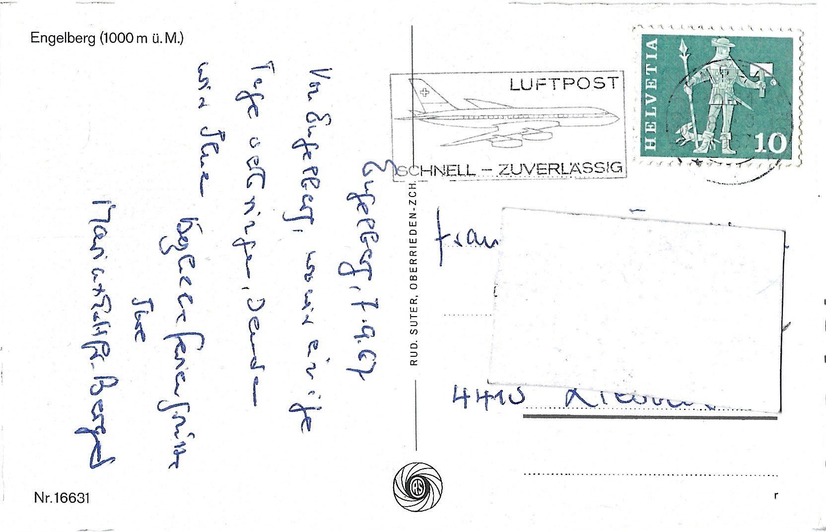 Cartoline postali: Engelberg – Usato da Bütschwil venduto da Jackson1A 1