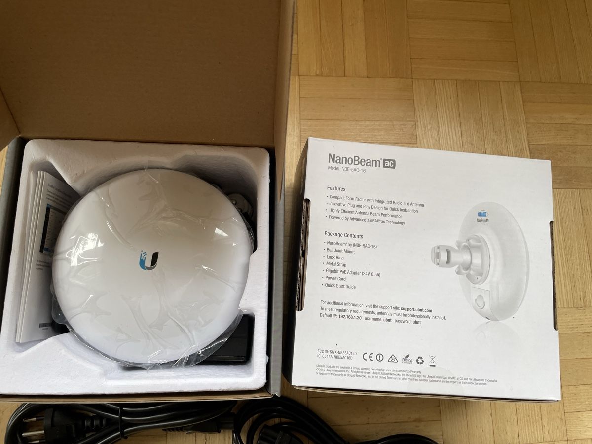 Ubiquiti WiFi: Ubiquiti NanoBeam AC - 2er Set – Nuovo e nell'imballaggio originale da Eich venduto da AllesKaeufer 1