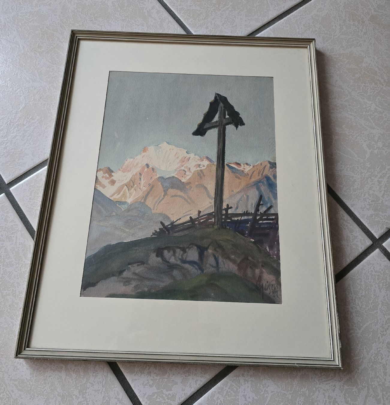 Dipinti: Aquarell Riederalp – Usato da Adligenswil venduto da Sorciere7
