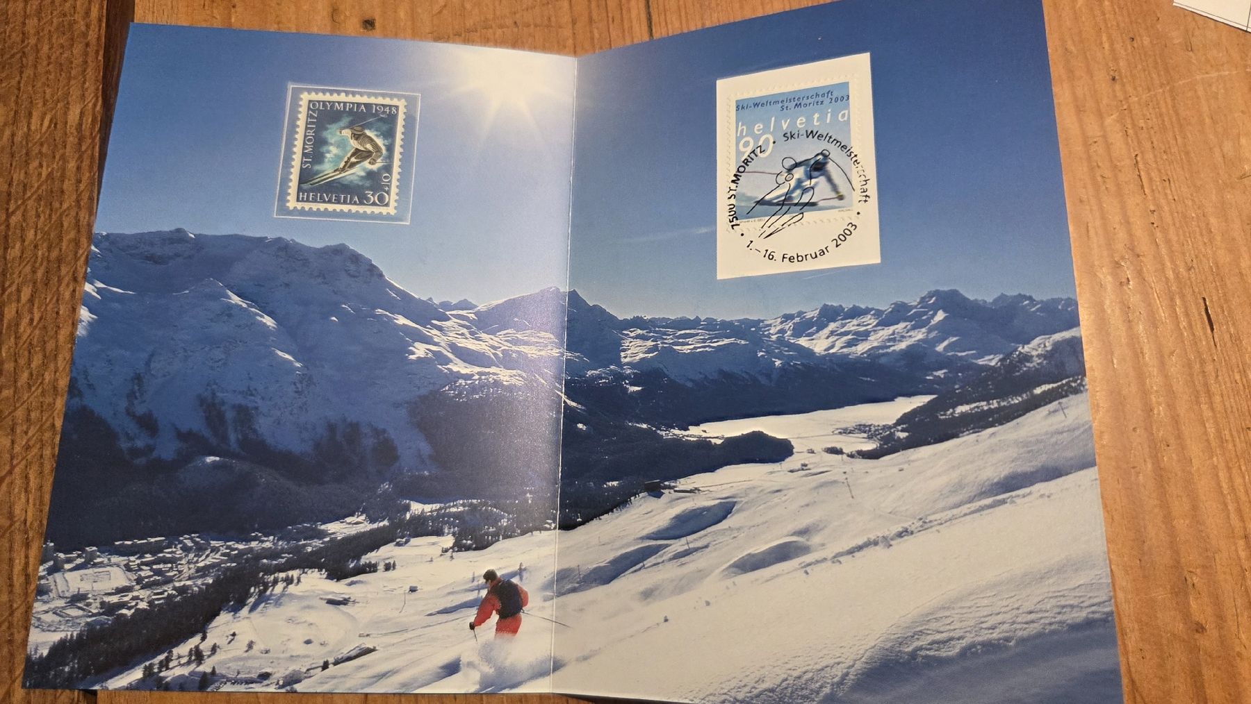Tous les timbres: 2003 Ski WM Folder St. Moritz – D'occasion à Arni AG par Moth68 1
