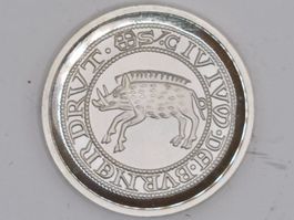 Medaille Silber Porrentruy (Kanton Jura)