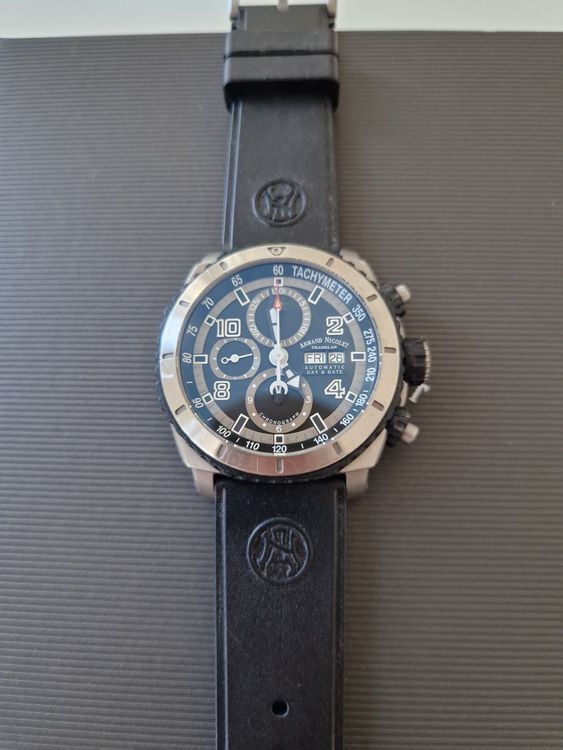 Armand Nicolet S05 Titanium Chronograph Automatic Day Date