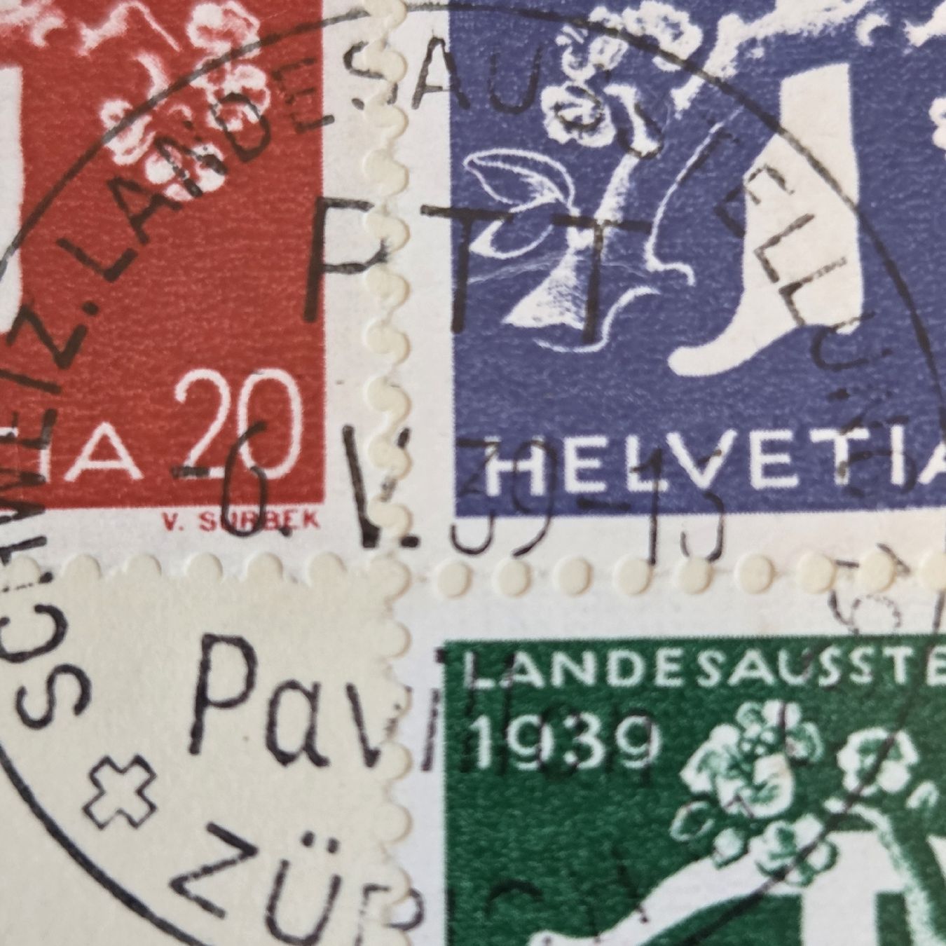 Alle Briefmarken: Alte Ansichtskarte Zürich Landesausstellung 1939, Top! – Gebraucht aus Stans von Ducati16 2