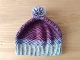 Superschöne warme Strickmütze in hochwertiger Schurwolle