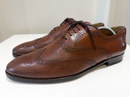 Armando Silva Brogue Schuhe Gr. 44 Leder Full Brogue