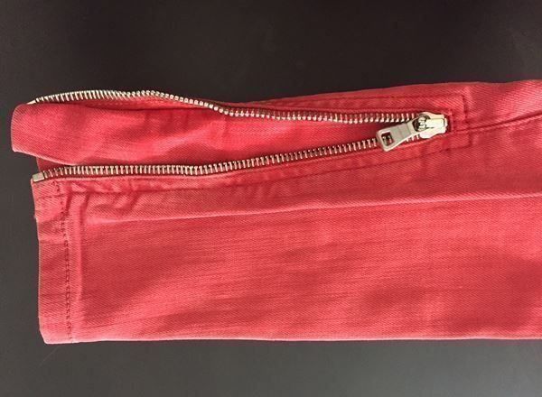 Jeans: (KOPIE) Balmain, jeans slim rouge, – Usato da Oberglatt ZH venduto da Hero1512 5