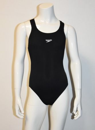 Speedo Mädchen Badeanzug Monokini Badekleid/schwarz/Gr.128