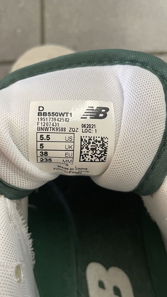 New Balance Scarpe da uomo: New Balance 550 taille 38 – Usato da Cortaillod venduto da seba15 4