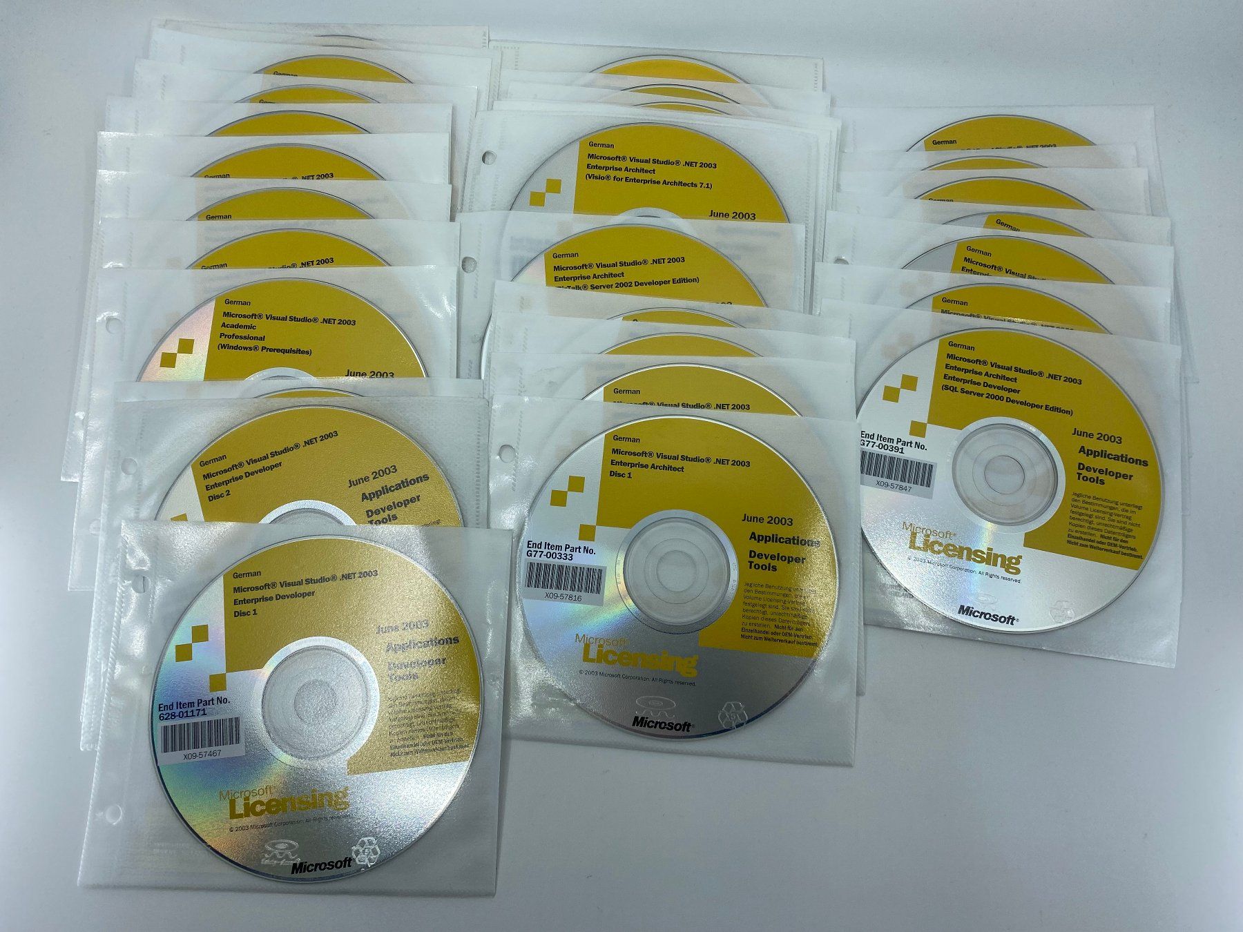Microsoft Software: Sammlung Microsoft Select CDs - Visual Studio inkl. Ordner – Usato da Langwiesen venduto da Restposten-24 7
