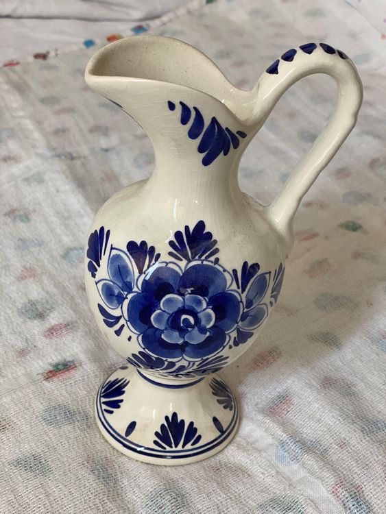 Vase, Deco, Delft, Steingut, Höhe 19 cm, handbemalt (Gebraucht) in Bern ...