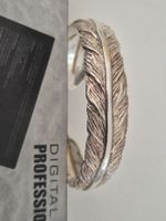 Feder Armreif  Silber verstellbar neuwertig! Schmuck