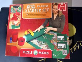 Jumbo Puzzle & Roll Starter Set 500-1000 Teile Puzzlematte 