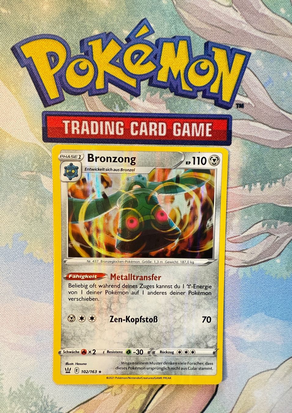 Cartoline: Bronzong Holo Kampfstile 102/163 – Usato da Sempach venduto da R-G
