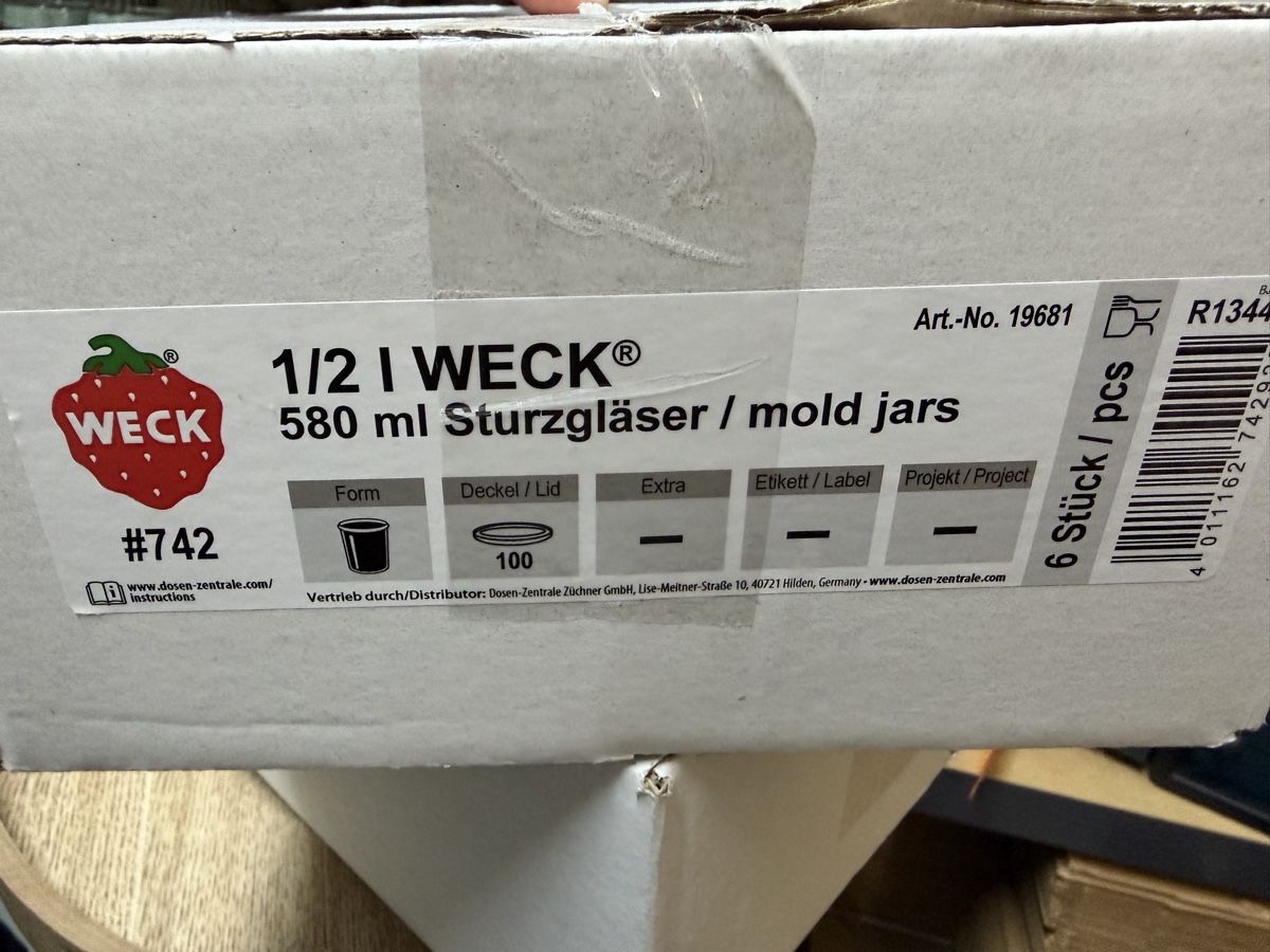 Weck Recipients et similaires: Weckgläser – Neuf avec emballage d'origine à Schwarzenbach SG par gzem 2