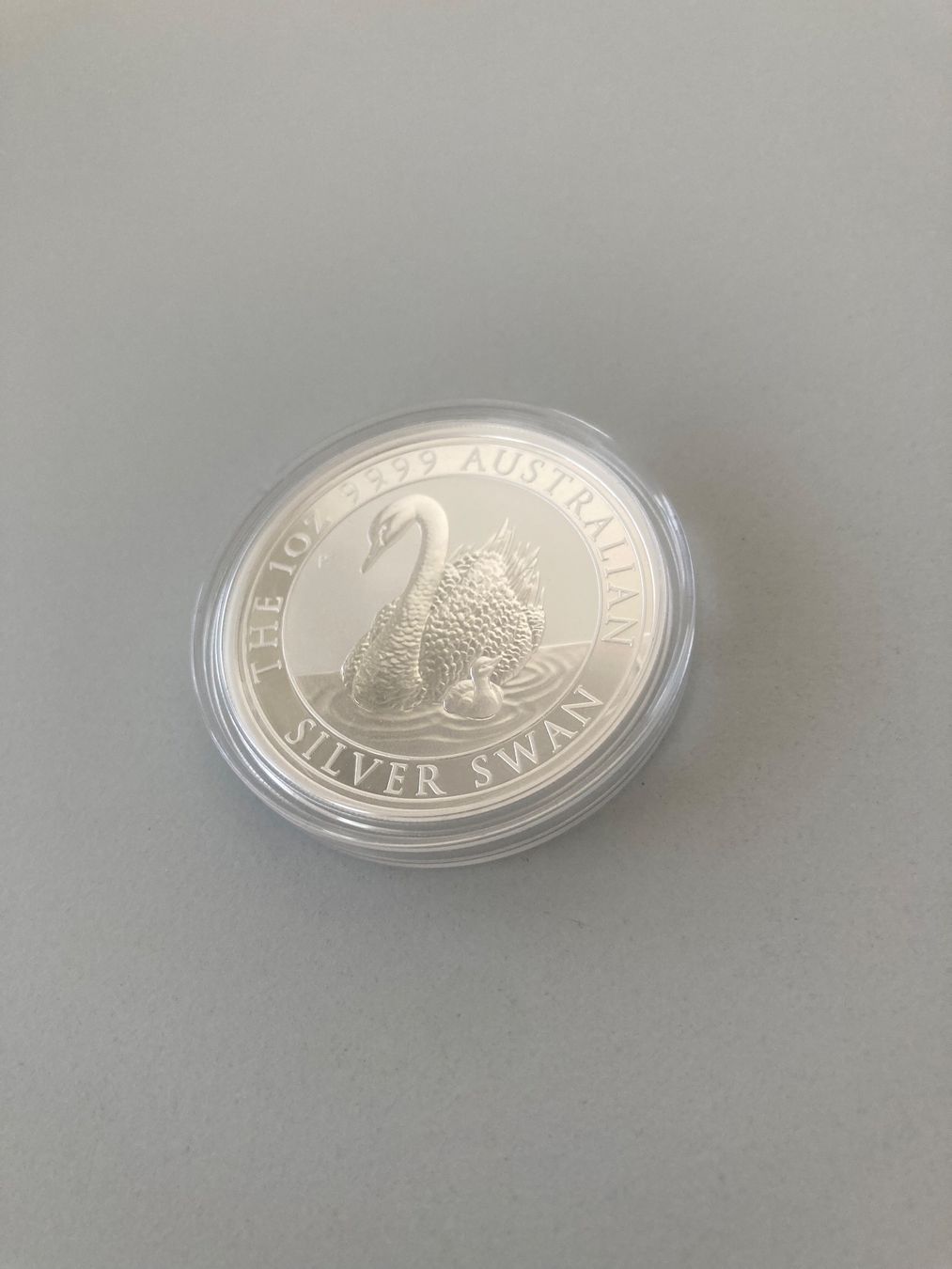 Tutti le monete: 1 Unze Silber Schwan 9999 1 Dollar 2018 – Usato da Zürich venduto da WC1994