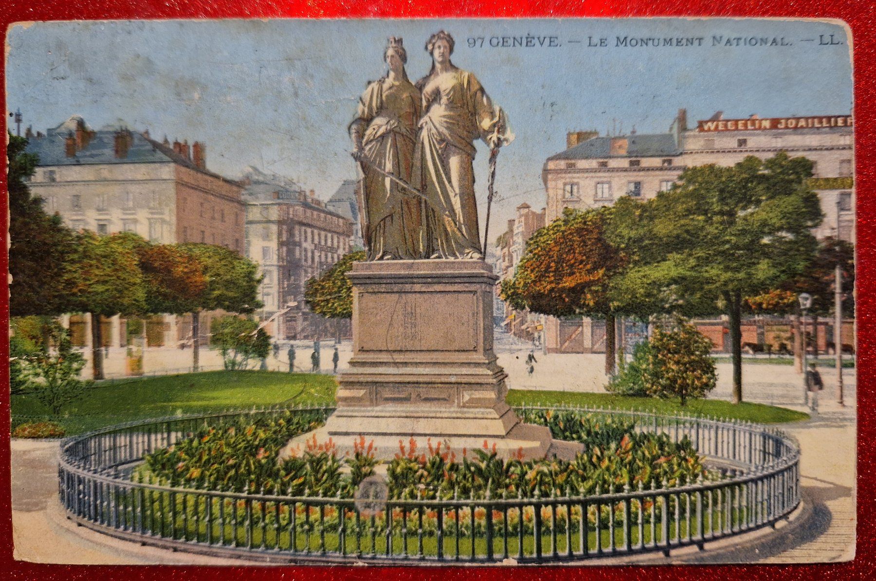 Ansichtskarten: Genève 1914 – Gebraucht aus Melchnau von Fishel