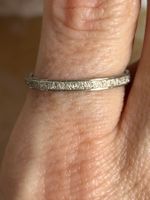 Eleganter Damenring Schraffur fein (52)