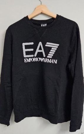 Sweatshirt EA7 Emporio Armani noir taille M occasion