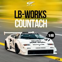 Lamborghini LB Works Countach White 1/18 GT-Spirit NEU ltd