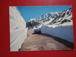 Grand St.Bernard Winter altes Auto